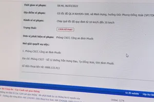 Không nộp phạt nguội khi vi phạm giao thông, sau một năm sẽ tự động gỡ bỏ?