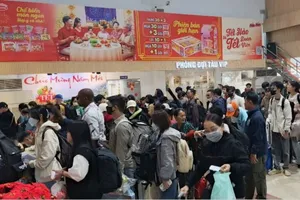 Người dân bắt đầu về quê đón Tết sớm bằng tàu 