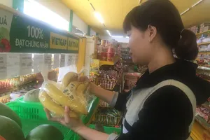 Chuối của bầu Đức lên kệ đại siêu thị Trung Quốc