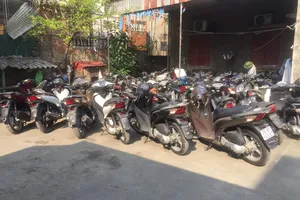 Phát hiện lượng lớn xe SH, Exiter, Liberty... vô chủ 