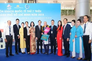 TP.HCM đón vị khách quốc tế thứ 7 triệu
