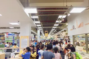 Rau gói lá chuối 'cháy' hàng dịp lễ giỗ tổ Hùng Vương