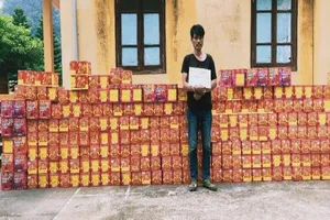 Phát hiện 13 tấn pháo ngụy trang hành tây Trung Quốc 