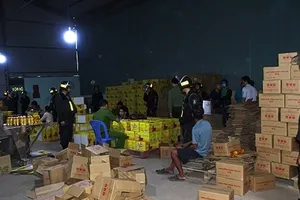 Bắt khẩn cấp đối tượng sản xuất nước tăng lực Number One giả