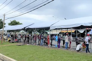  Chợ Bình Điền nói về vụ tranh nhau xin giấy xét nghiệm