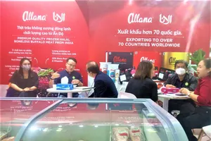 Doanh nghiệp Ấn Độ giới thiệu sản phẩm thịt trâu tại Triển lãm quốc tế Thực phẩm và Đồ uống 2022