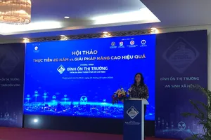 Phó chủ tịch UBND Phan Thị Thắng phát biểu tại hội thảo