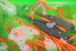 Cá chép cúng ông Táo vẫn chờ người mua