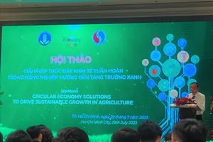 Lãnh đạo Bộ NN&PTNT phát biểu tại hội thảo. ẢNH: TÚ UYÊN