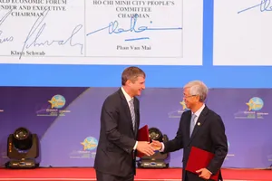 Tuyên bố chung hợp tác giữa TP.HCM và Diễn đàn Kinh tế thế giới 