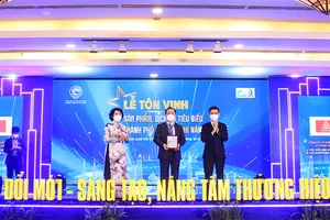 Doanh nghiệp đạt danh hiệu sản phẩm dịch vụ tiêu biểu năm 2021