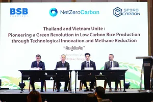 Việt Nam-Thái Lan hợp tác tiên phong sản xuất lúa, gạo 'xanh'