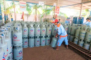 Giá gas tiếp tục tăng 