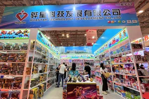 Công ty Trung Quốc tham gia triển lãm đồ chơi tại TP.HCM năm 2023. ẢNH : TÚ UYÊN