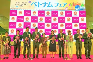 Lãnh đạo Bộ Công thương khai mạc tuần hàng Việt Nam tại Aeon Nhật Bản