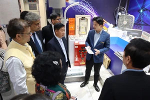 Doanh nghiệp Việt Nam và Ấn Độ tại hội nghị kết nối. Ảnh: P.QUỐC