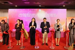 Khai mạc Tuần lễ kết nối và không gian giới thiệu sản phẩm Việt. Ảnh: P.QUỐC