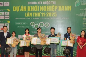 Chung kết cuộc thi Khởi nghiệp Xanh 2025: Trao gói hỗ trợ 2,4 tỉ đồng tìm đường xuất khẩu