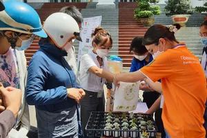 Đổi sách lấy cây thu hút bạn trẻ TP.HCM