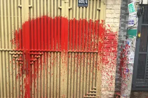 Công an TP.HCM điều tra vụ nhà nữ giám đốc bị tạt sơn