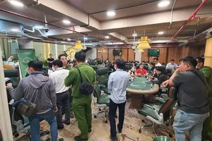  Công an kiểm tra cơ sở Aces Poker tại TP Thủ Đức 
