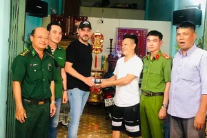 Biên phòng tìm tài sản cho thuyền viên nước ngoài