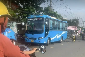 1 phụ nữ bán vé số bị xe khách tông tử vong tại TP Thủ Đức