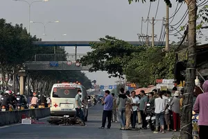 1 phụ nữ gặp tai nạn tử vong phía trước chợ đầu mối Thủ Đức