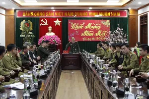 Công an tỉnh Sơn La gặp mặt cán bộ, chiến sĩ Công an các tỉnh Bắc Lào