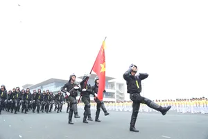 Tổng duyệt lần 1 Lễ kỷ niệm 50 năm ngày truyền thống và đón nhận Danh hiệu Anh hùng LLVTND 