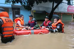 Cảnh sát cơ động đẩy nhanh cứu hộ cứu nạn tại Lào Cai, Yên Bái