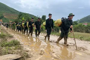 Cảnh sát cơ động Tây Bắc tăng cường lực lượng cứu nạn tại Lào Cai