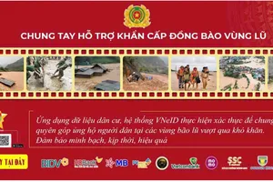 Bộ Công an ra mắt chương trình cứu trợ đồng bào bão lũ trên nền tảng VNeID