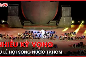 Chương trình nghệ thuật ‘Chuyến tàu huyền thoại’ hoành tráng, mở màn Lễ hội Sông nước TP.HCM lần thứ 2