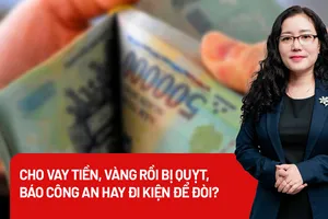 Cho vay tiền, vàng rồi bị quỵt, báo công an hay đi kiện để đòi?