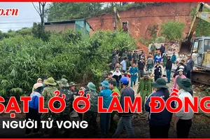 Lâm Đồng: Mưa lớn gây sạt lở khiến 1 người tử vong