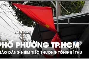 Đường phố TP.HCM trong ngày Quốc tang Tổng Bí thư Nguyễn Phú Trọng
