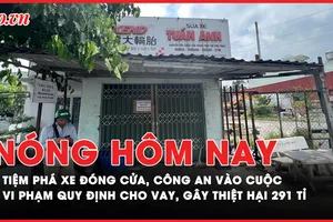 Nóng hôm nay: Cận cảnh công an vào cuộc, nhiều tiệm phá xe trả mặt bằng, đóng cửa