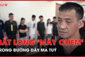 Bắt Long 'máy chém' trong đường dây ma túy từ Hà Nội về Thanh Hóa 