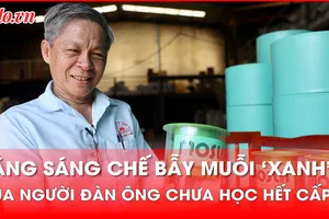 Người đàn ông chưa học hết cấp 2 làm bẫy muỗi ‘xanh’ được cấp bằng sáng chế