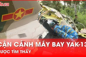 Hiện trường máy bay Yak-130 được tìm thấy ở Vườn quốc gia Yok Đôn
