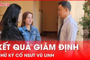 Kết luận giám định chữ ký của cố NSƯT Vũ Linh tại văn bản giao nhận con nuôi