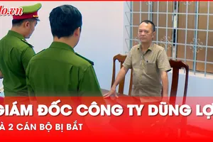 Video: Bắt tạm giam GĐ công ty Dũng Lợi và 2 người ở Ban Quản lý dịch vụ công ích TP Nha Trang