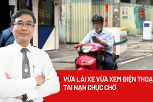 Vừa lái xe vừa xem điện thoại: Xử phạt thế nào?