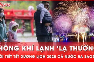Tết Dương lịch 2025: Liệu thời tiết có 'xoay chiều' trước không khí lạnh lạ thường?