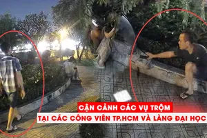 CLIP ĐIỀU TRA - Bài 2: Cận cảnh các vụ trộm tại các công viên ở TP.HCM