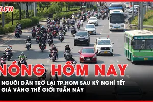 Nóng hôm nay: Cửa ngõ phía Tây TP.HCM nườm nượp người và phương tiện sau kỳ nghỉ Tết