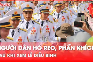 Người dân bày tỏ phấn khởi vì được 'mãn nhãn' khi xem lễ diễu binh, diễu hành