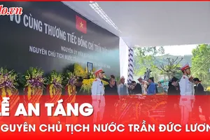 Lễ an táng nguyên Chủ tịch nước Trần Đức Lương