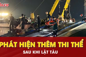  Tìm thấy thêm người mất tích vụ đắm tàu ở Quảng Ninh 